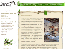 Tablet Screenshot of olivemuseum.com